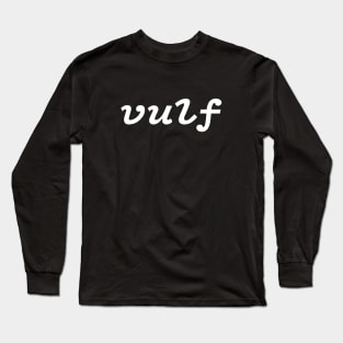 Very cool retro style vulf vulfpeck design Long Sleeve T-Shirt